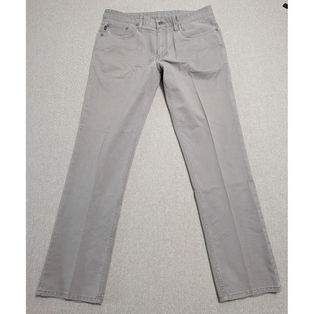 Polo Ralph Lauren Men's Gray 34x30 Slim Straight Fit Stretch Chino Pants